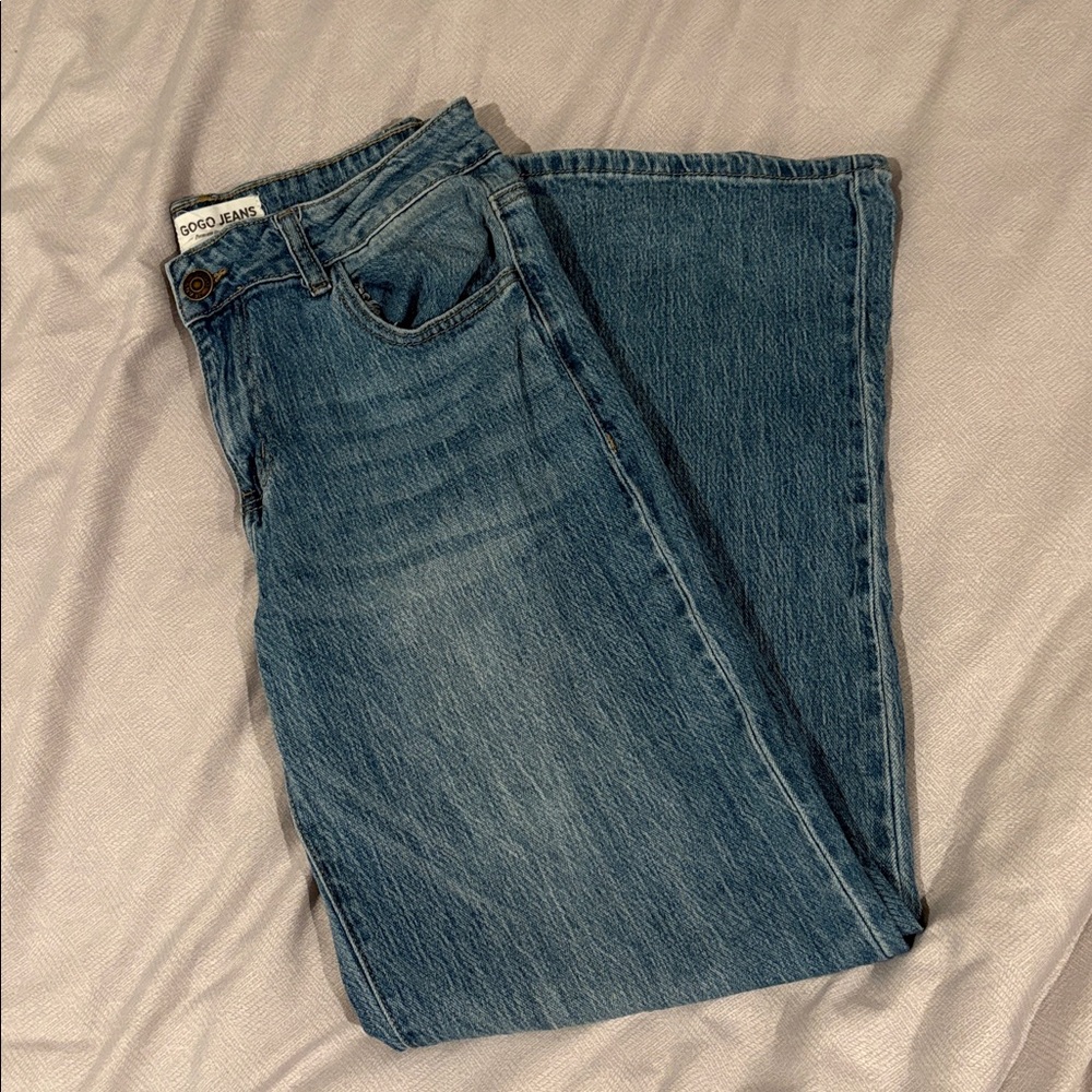 GOGO Denim Straight Leg Jeans - Blue